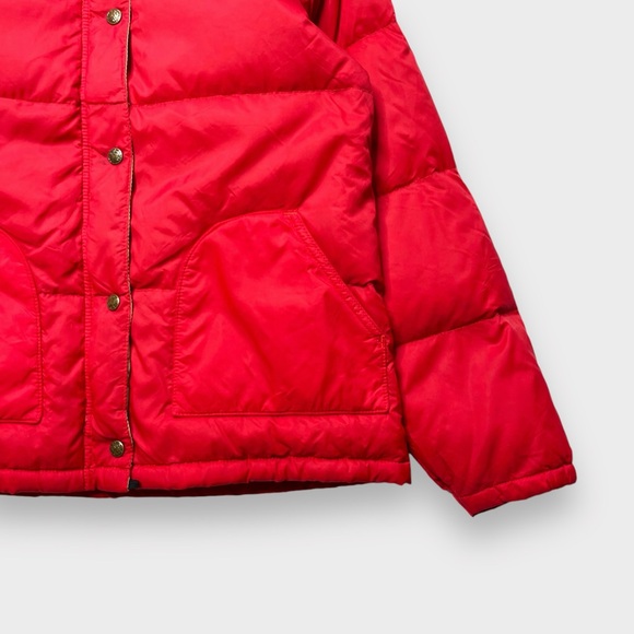 Vtg 70s REI Co-op Quilted Goose Down Puffer Jacket, USA Made Lightweight Women M - Picture 5 of 10
